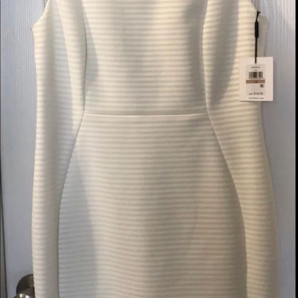 Calvin Klein fitted dress knee length sleeveless, NWT - Picture 5 of 5